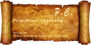 Prandtner Celerina névjegykártya